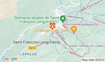 Mapa Saint Franois Longchamp Chal 107261