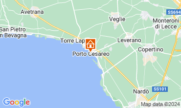 Mapa Porto Cesareo Apartamentos 87391