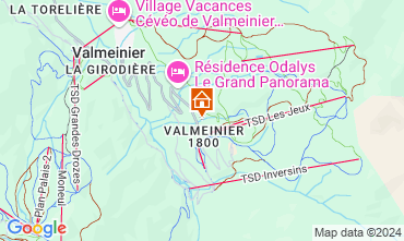 Mapa Valmeinier Apartamentos 117420