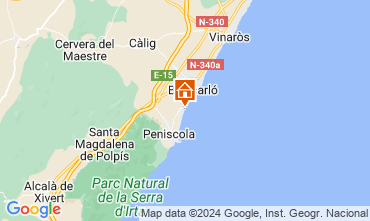 Mapa Penhscola Apartamentos 112273