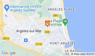 Mapa Argeles sur Mer Casa 115355