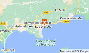 Mapa Le Lavandou Apartamentos 118987