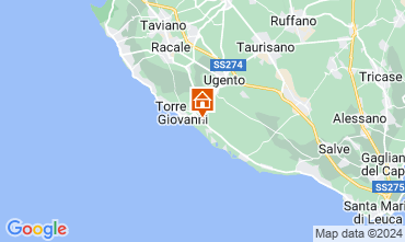 Mapa Ugento - Torre San Giovanni Vivenda 128252