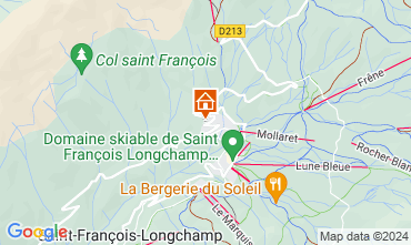 Mapa Saint Franois Longchamp Chal 77938