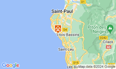 Mapa La Saline les Bains Bungalow 50449