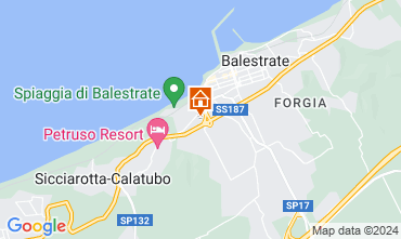 Mapa Balestrate Apartamentos 64643