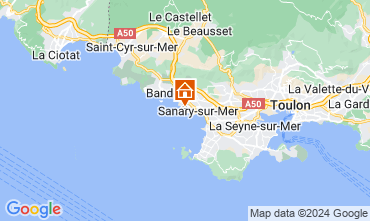 Mapa Sanary-sur-Mer Vivenda 119961