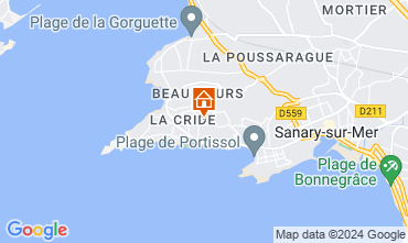 Mapa Sanary-sur-Mer Vivenda 119961