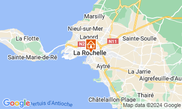 Mapa La Rochelle Apartamentos 127151