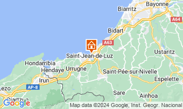 Mapa Saint Jean de Luz Apartamentos 122594