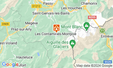 Mapa Les Contamines Montjoie Chal 27332