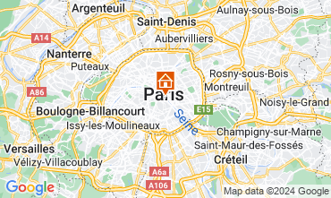 Mapa PARIS Apartamentos 127517