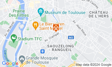 Mapa Toulouse Apartamentos 92820