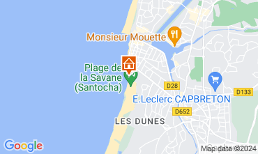 Mapa Capbreton Apartamentos 121282