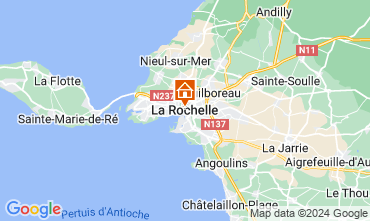 Mapa La Rochelle Apartamentos 106433