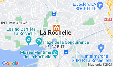 Mapa La Rochelle Apartamentos 106433