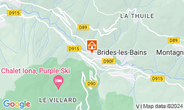 Mapa Brides Les Bains Apartamentos 106036