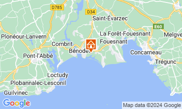 Mapa Benodet Casa 122953