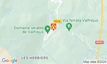 Mapa Valfréjus Chalé 3297