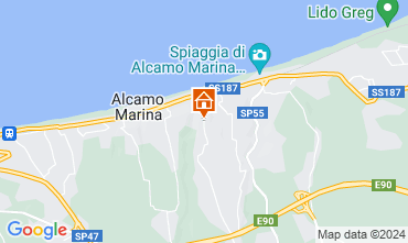 Mapa Castellammare del Golfo Vivenda 112820