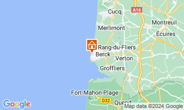 Mapa Berck-Praia Apartamentos 8873