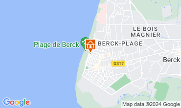 Mapa Berck-Praia Apartamentos 8873