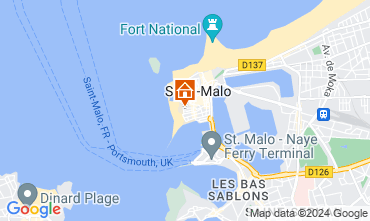 Mapa Saint Malo Apartamentos 129036