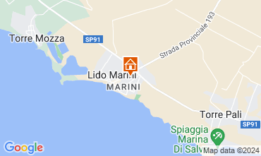 Mapa Lido Marini Apartamentos 128582