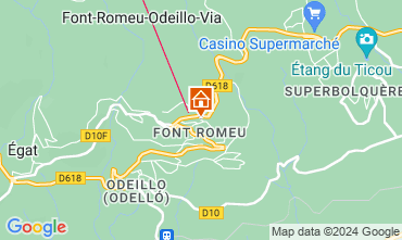 Mapa Font Romeu Apartamentos 80067