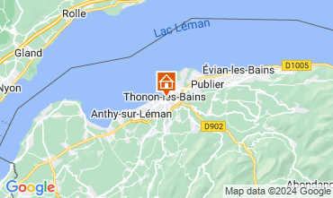 Mapa Thonon Les Bains Apartamentos 126125