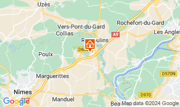 Mapa Vers-Pont-du-Gard Estdio 128914