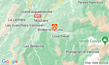 Mapa Courchevel Chal 127162