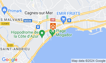 Mapa Cagnes sur Mer Estdio 88013