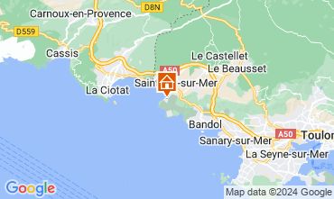 Mapa Saint Cyr sur Mer Estdio 110762