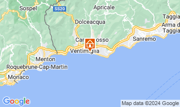 Mapa Ventimiglia Apartamentos 127761