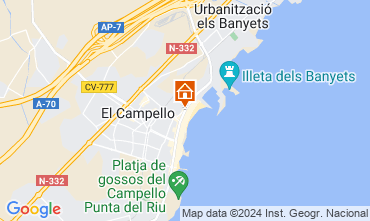 Mapa Alicante Apartamentos 55110