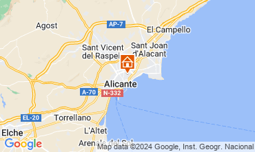 Mapa Alicante Apartamentos 127719