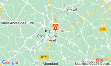 Mapa Ivry-la-Bataille Mobil Home 128288