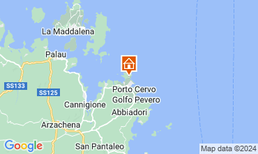 Mapa Porto Cervo Vivenda 125078