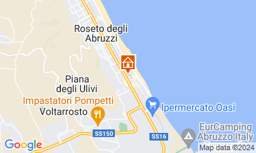 Mapa Roseto degli Abruzzi Apartamentos 120177