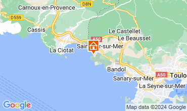 Mapa Saint Cyr sur Mer Apartamentos 127057