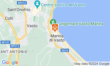 Mapa Vasto Apartamentos 64341