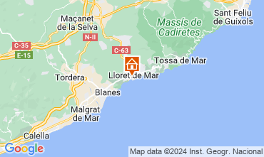 Mapa Lloret de Mar Apartamentos 127672