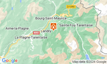 Mapa Les Arcs Apartamentos 59509