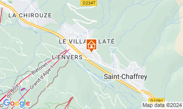 Mapa Serre Chevalier Chal 2931