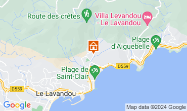 Mapa Le Lavandou Apartamentos 127788