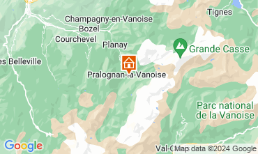 Mapa Pralognan la Vanoise Chal 128407