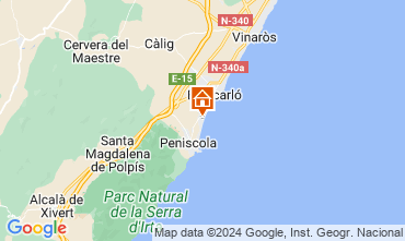 Mapa Penhscola Apartamentos 105376