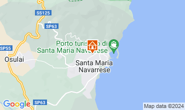 Mapa Santa Maria Navarrese Apartamentos 114997