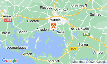 Mapa Vannes Casa de turismo rural/Casa de campo 107387